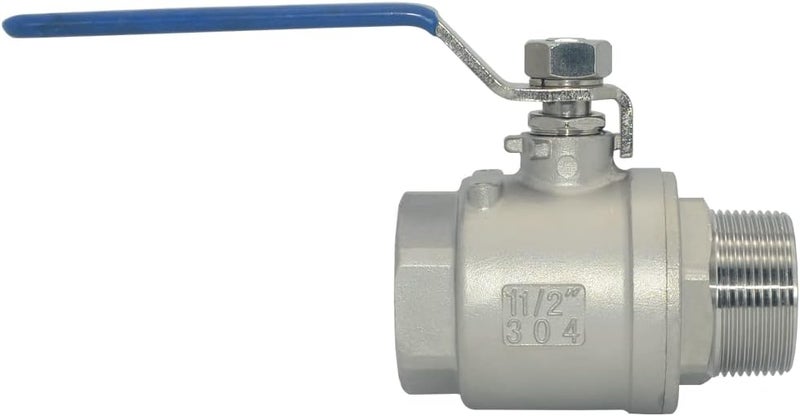 DAN SPEED 1-1/2 Inch Male x Female NPT Ball Valve S304 Stainless Steel,Full Port Heavy Duty for Water, Oil, and Gas,1000WOG (1-1/2 inch) - Image 4